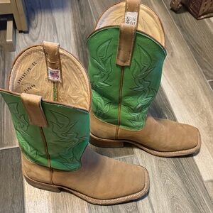 Anderson Bean Tan Newman Roughout Boot 10EE